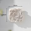 Blooming White Flower Wall Hanging Paintings Living Room Decoration Background Display Wall Mounted Floral Petals Ornaments