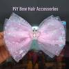 6cm Star Mesh Lace Fabric Eyelet - 25 Yards for Bow, Hair Clip Accessories
