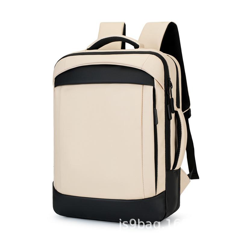 Schoolbag Wholesale Business Backpack Large Capacity Simple Universal Computer Bag Men's and Women's Business Travel Backpack