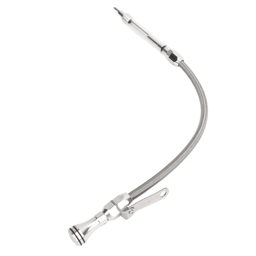 Engine Flexible Oil Dipstick Stainless Steel Fluid Oil Level Dipstick Tool for LSX LS1 LS2 LS2 LS6 4.8L 5.7L 6.0L 6.2L