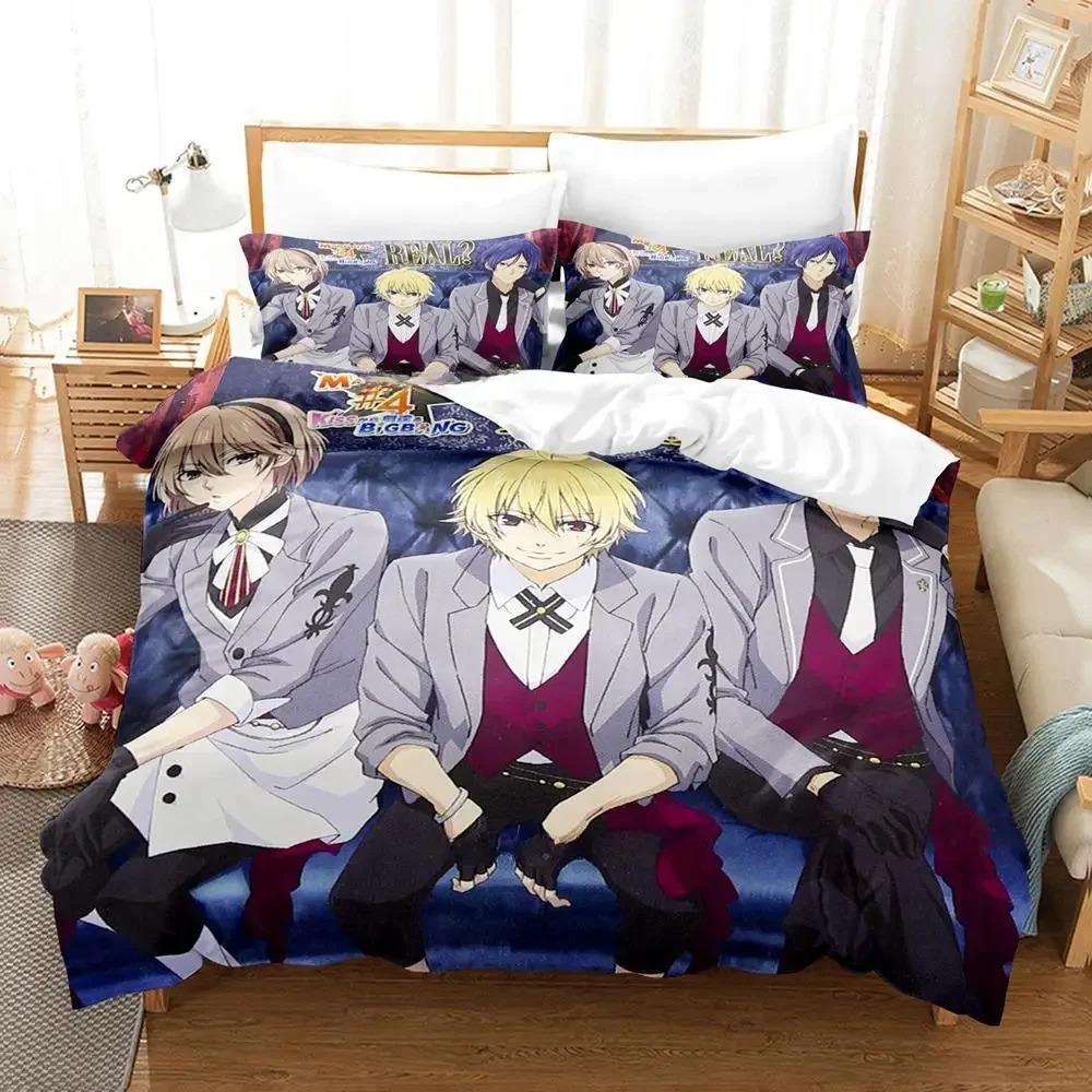 Comfortable Cartoon Pattern Duvet Cover Set With Duvet Cover And Pillowcases King Queen Twin Sizes For Adults And Kids