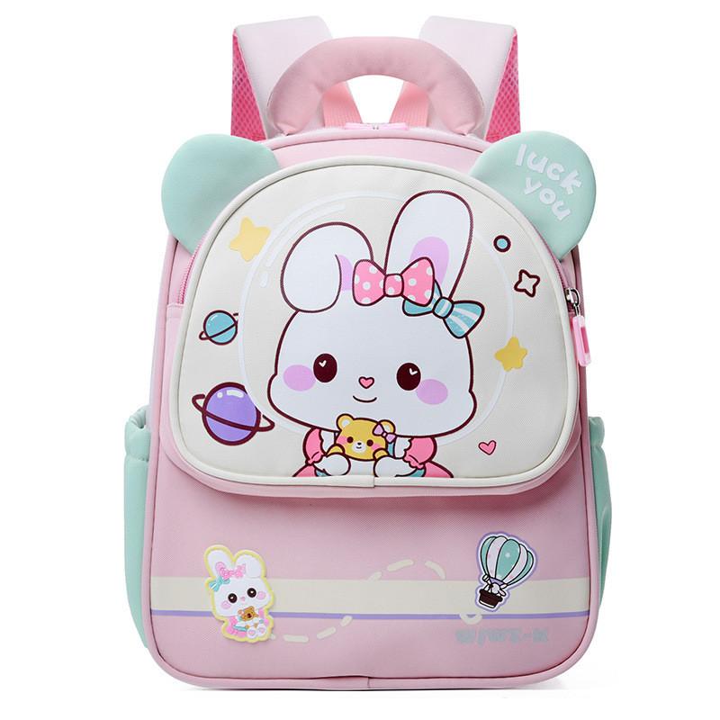 Delightful Functional And Nylon Backpack For Boys And Girls Aged 3 To 6 With Cute Graphics Cartoon