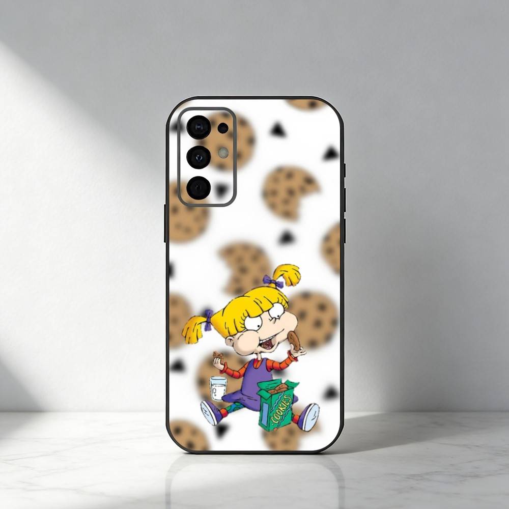Rugrat Chuckie Angelica  Phone Case For Samsung S25,S24,S21,S22,S23,S30,Ultra,S20,Plus,Fe,Note,5G Black Cover