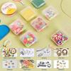 30 Compartment Clear Organizer Boxes Plastic Stackable Art Storage Case Multifunctional Jewelry Boxes Household Organization