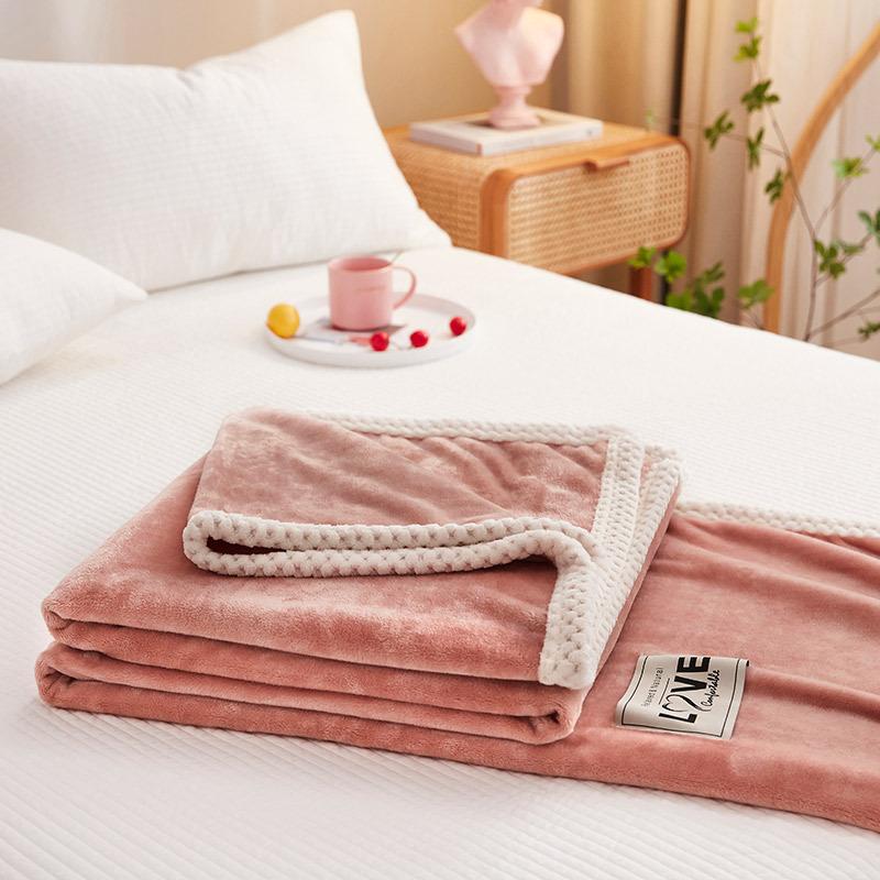 Fleece Blankets King Size Light Grey - Bed Blanket Soft Lightweight Plush Cozy Fuzzy Luxury Microfiber