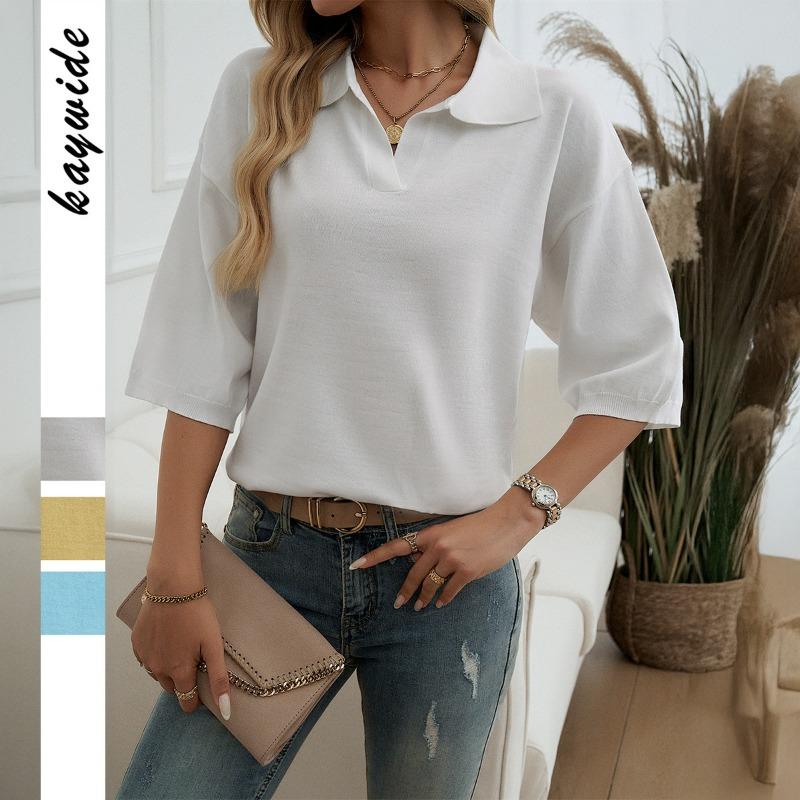 Vacation and Casual Style Woolen Shirt Women's Spring and Summer Tops