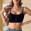 Women Front Closure Push Up Sports Bra Backless Comfortable Bra