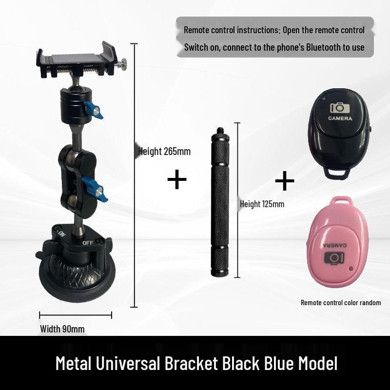 Anti-Shake Suction Cup Phone Holder for Car and Sports Live Streaming