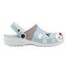White Printed EVA Clogs for Women Men Breathable Lightweight Slip On Casual Footwear Soft Sole Summer Sandals Daily Walking