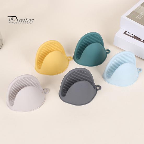 1 Pair Mini Oven Gloves Silicone Heat Resistant Cooking Pinch Mitts Potholder Insulated Gloves for Kitchen BBQ Baking Cooking Grilling