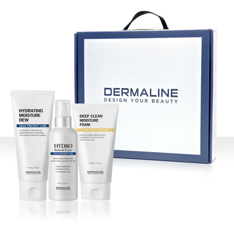 DERMALINE Moisturizing and Skin Barrier Strengthening Set Moisturizing Skin Barrier Strengthening Set