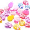 Kaiwaii Lollipop Miniature Figurine Resin Cabochon for Home DIY Scrapbooking Craft Nail Art Decoration