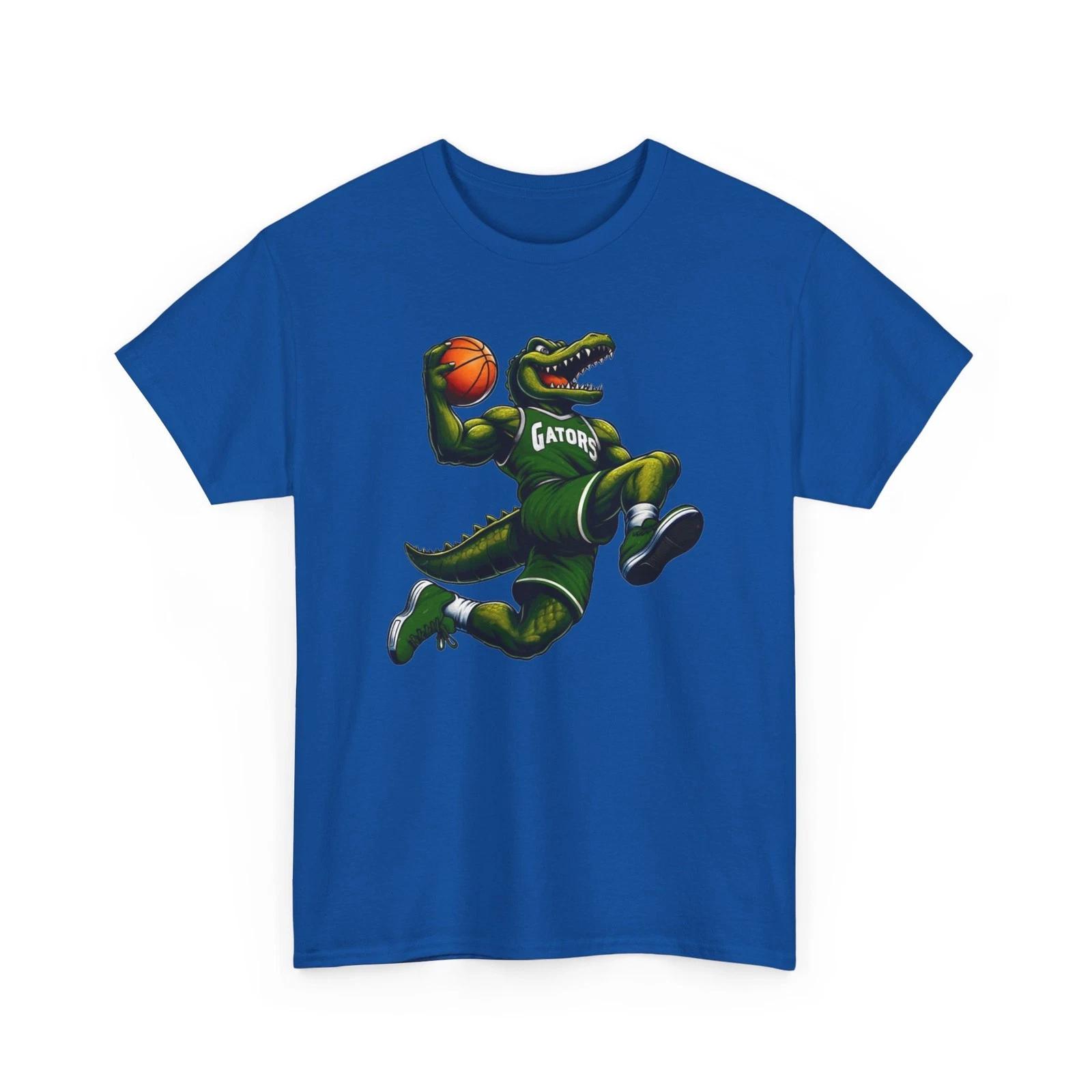 Alligator Gators Basketball Printed T shirt Florida L