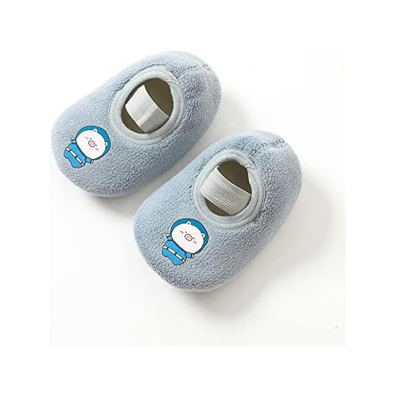 [Baby koi] Baby Shoes, Girls, Boys, Socks, Children's Shoes, Socks, Newborns, 2 Pair Set, Room Shoes, Non-slip for Kids