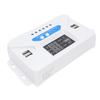 20A Adaptive Solar Charge Controller Solar Panel Regulator with 4 USB Ports for Lithium Ion Battery
