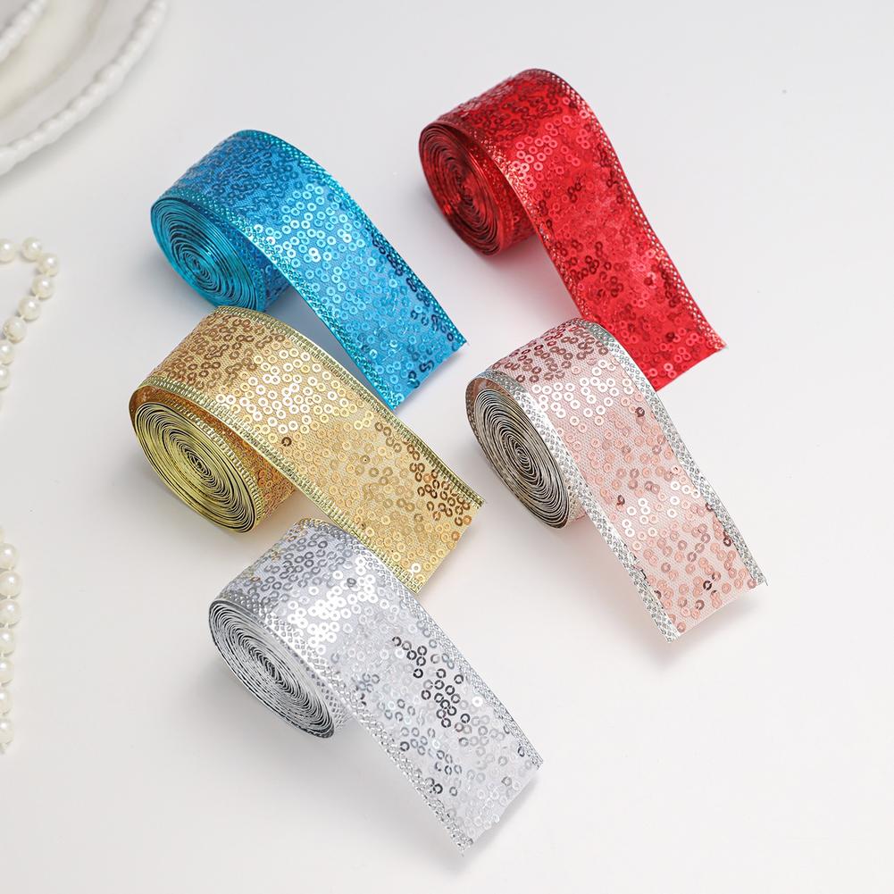 Easy To Cut Christmas Ribbon Decorative Ribbon Satin Bow Eye-catching Appeal