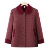 Middle-aged Mother Winter Woolen Coat Velvet Grandma Mink Top Year-old 0 Old Lady Clothes Thick