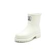 Middle Women's Fashionable Outdoor Rain Shoes Rubber Shoes Wear Resistant Water Shoes Short