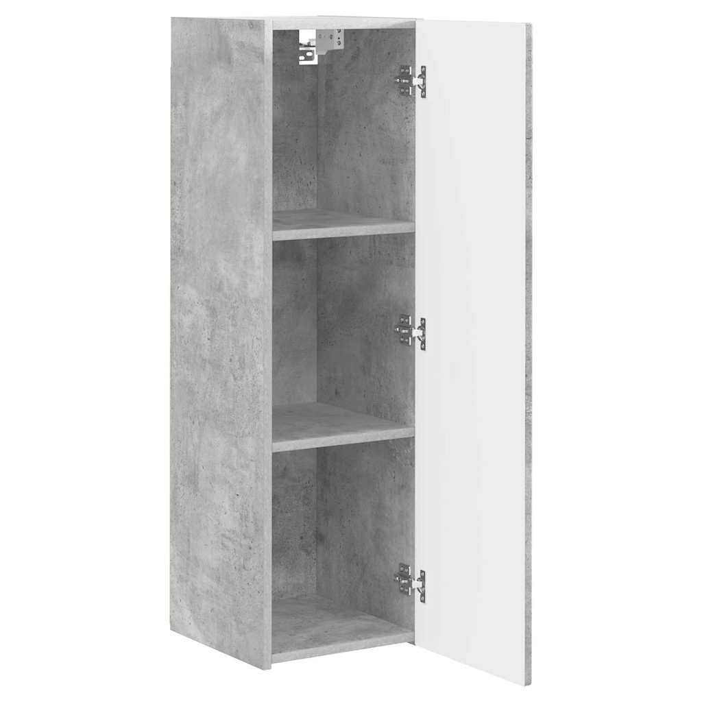 Wall Mounted TV Cabinet in Concrete Look 30 x 31 x 100 cm Engineered Wood