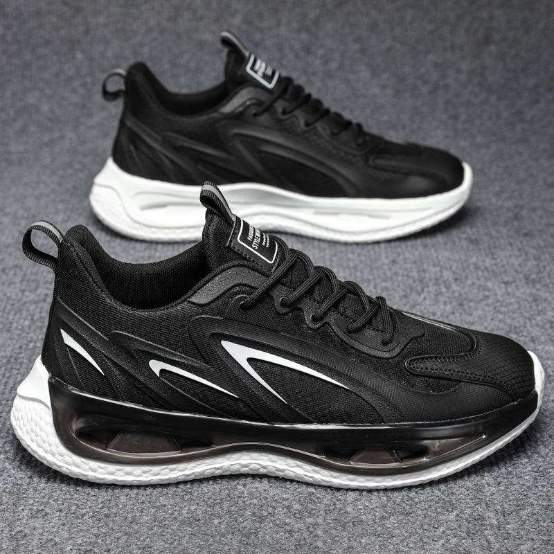 

Мужская обувь, спортивная обувь, попкорн, зимние дышащие кроссовки 2024 года, взрыв в прямом эфире, универсальная повседневная обувь, мужские модели 39 чёрный