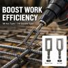 Coadă hexagonală de 1/4" Răsucitor de sârmă pentru burghiu Instrument de legat armături cu sârmă pentru garduri, legarea armăturilor și construcții