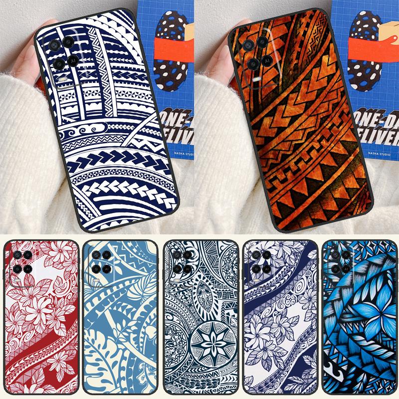 Maori Polynesian Samoan Tribal For Oppo A40 A60 A80 A18 A38 A58 A78 A98 A79 A16 A76 A96 A15 A74 A94 A54 A77 A17 Phone Case