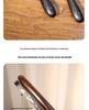 Heart-Shaped Cloisonné Copper and Zitan Wood Comb with Mortise and Tenon Jointing – Handmade for Smooth Hair
