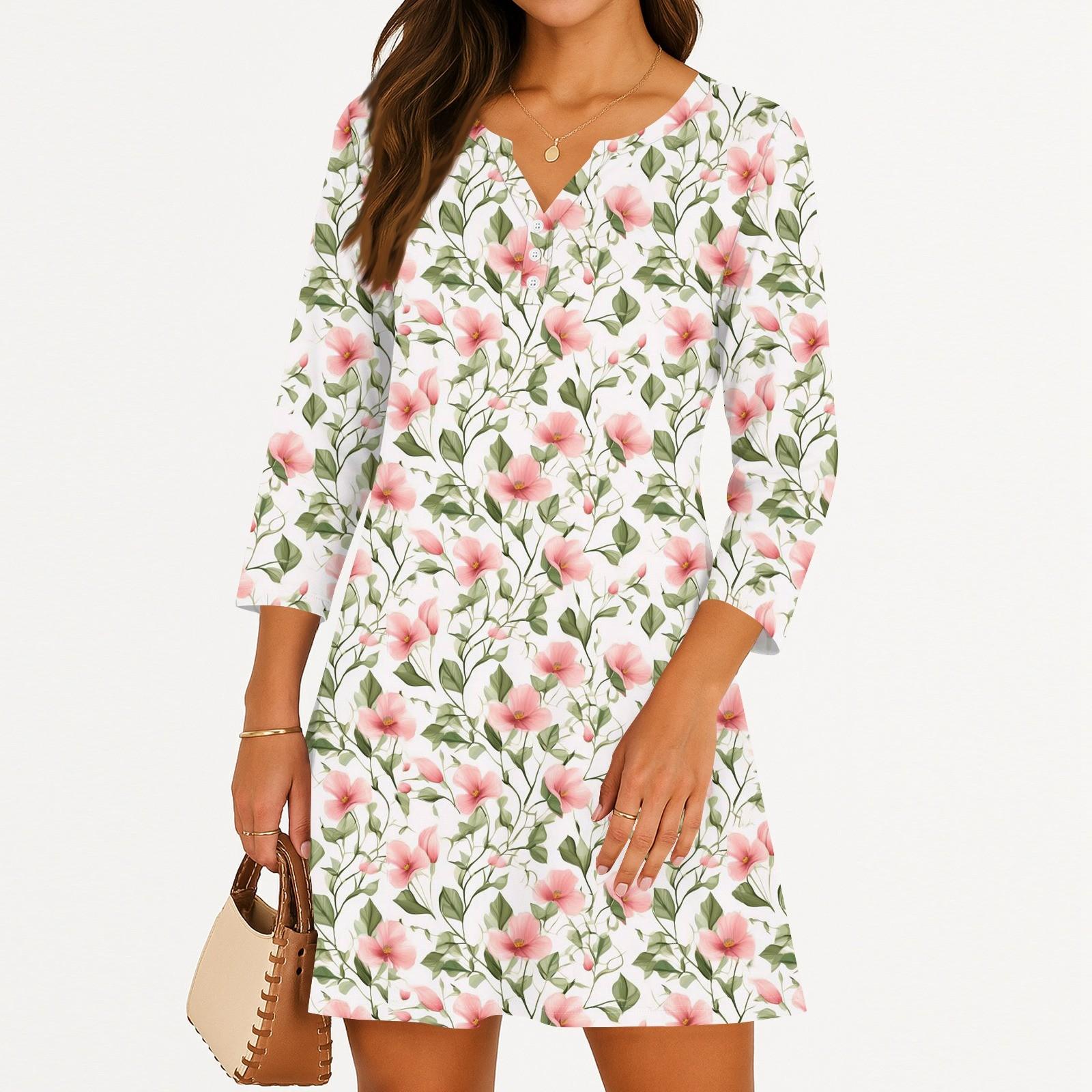 

Женское повседневное платье на лето, платье-майка, свободное пляжное платье с карманами, расклешенный миди-сарафан S