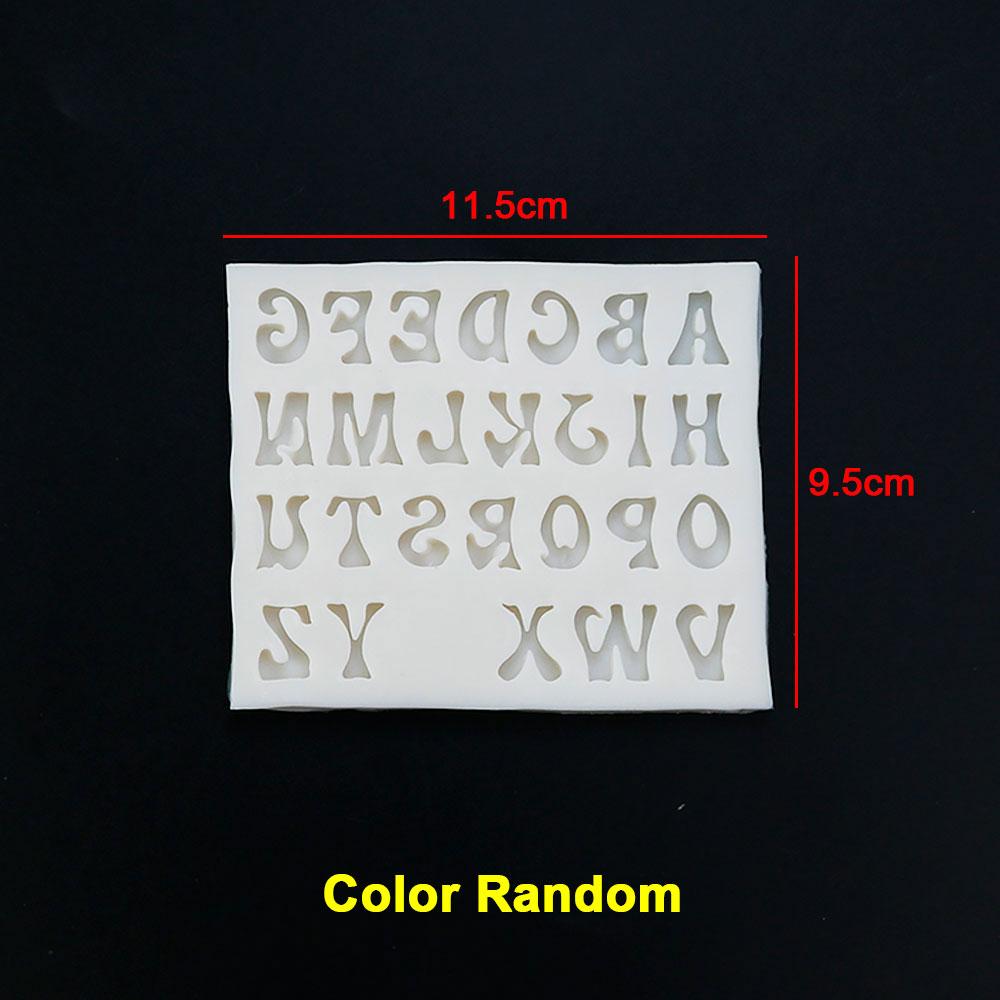 Silicone World 3D Letter Number Silicone Mold Cake Flipping Sugar Chocolate Cake Mold Baking Tools Alphanumeric Resin Molds
