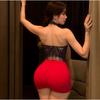 Sex underwear sexy bed abstinence secretary hip skirt uniform pure desire pajamas free suit qqny