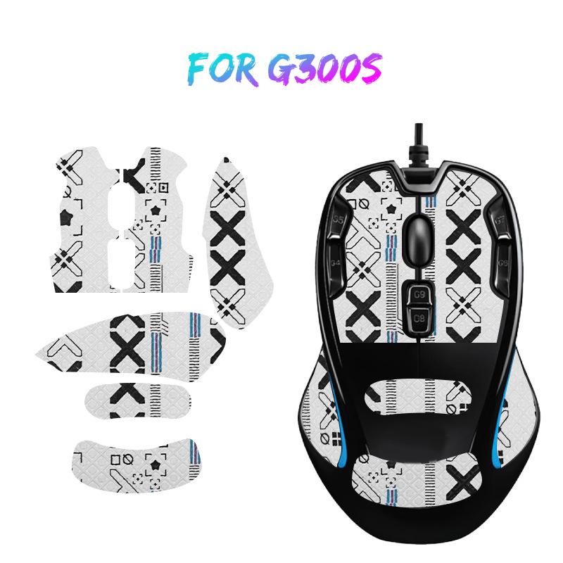Anti-Slip Mouse Grip Tape Skate For Logitech G300S Gaming Mouse Suck Sweat Sticker For Computer E-Sports Gamer