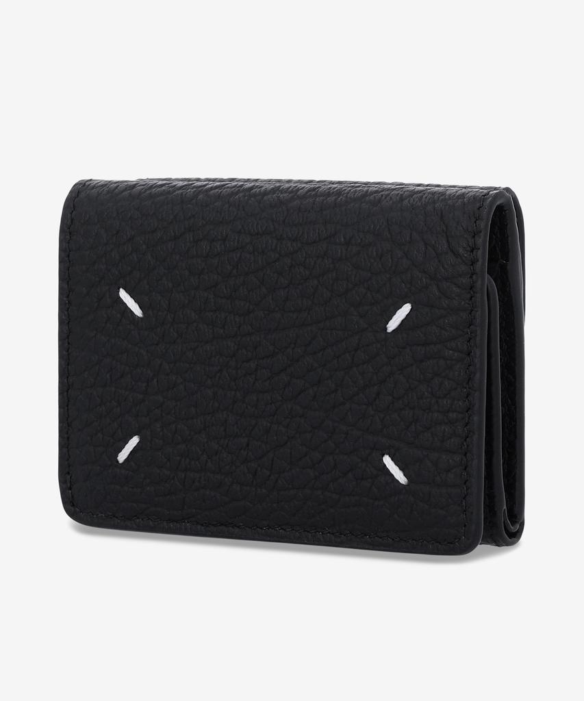 Maison Margiela 4-Stitch Trifold Wallet - Black / S36Ui0416P4455T8013