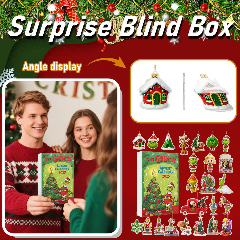 Advent Calendar Contains 24 Gifts, Cute Figures Doll Advent Calendar, Countdown Calendar With Surprise Toys, Collectible Figures Gift For Kids