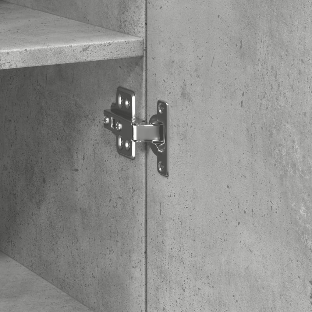 Highboard Concrete Grey 40 x 42.5 x 185 cm Particleboard
