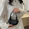 Niche design fashionable and cute ins mini bag female foreign style 2025 new portable crescent bag