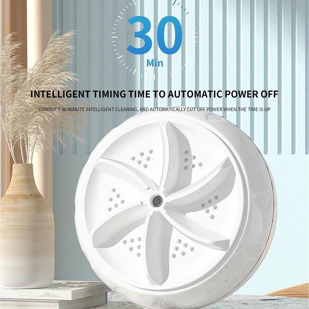 Portable Mini Washing Machine for Underwear Compact Travel Laundry Device Small Electric Washer for Socks Bras and Delicates with USB Charging