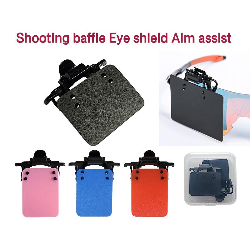 International Standard Shooting Glasses Blinders Occluder Clip Patches Eye Mask Aim Assistance Glasses Patches Enduring