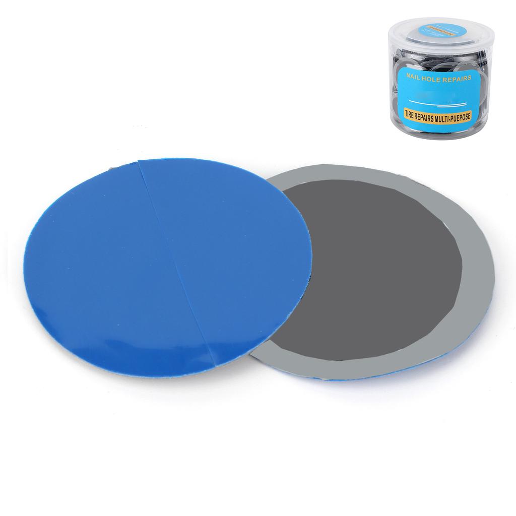 1.7in Tire Repair Rubber Patch Tubeless Tyre Cold Patch Puncture Repairing Universal for Car Motorcycles