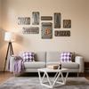 2D Flat - 1pc Disney Metal Wall Art - 8x12 Inch Colorful Iron Decor with Goofy and White Rabbits, Durable Surface, 2D Flat Desig