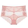French Sexy Panties Pure Cotton Crotch Hip Lift Mid-waist Triangle Panties Ultra-thin Breathable Hip-wrapped Lace Panties