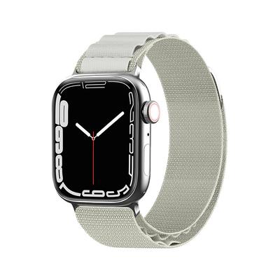 Alpine Apple Watch Strap with Steel Buckle Silver 38 40 41mm