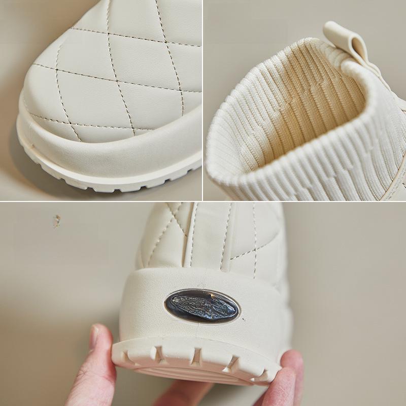 2024 Women's Plus Velvet High-Top Snow Boots - Warm, Trendy Korean Style, Casual Winter Footwear