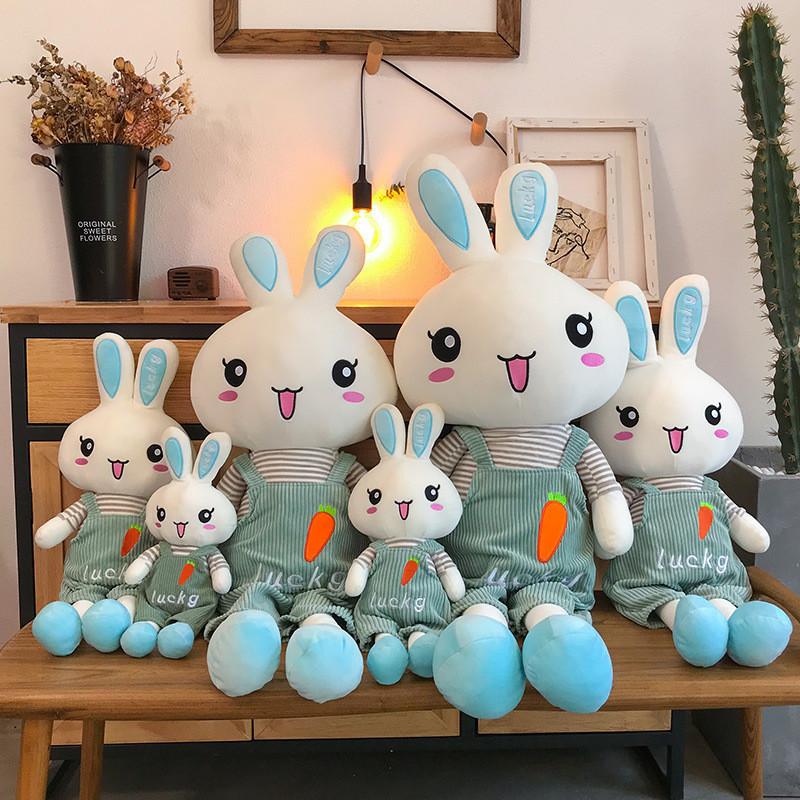 Adorable Sweet Couple Bunny Plush Toy Cuddly Rabbit Stuffed Animal Birthday Gift