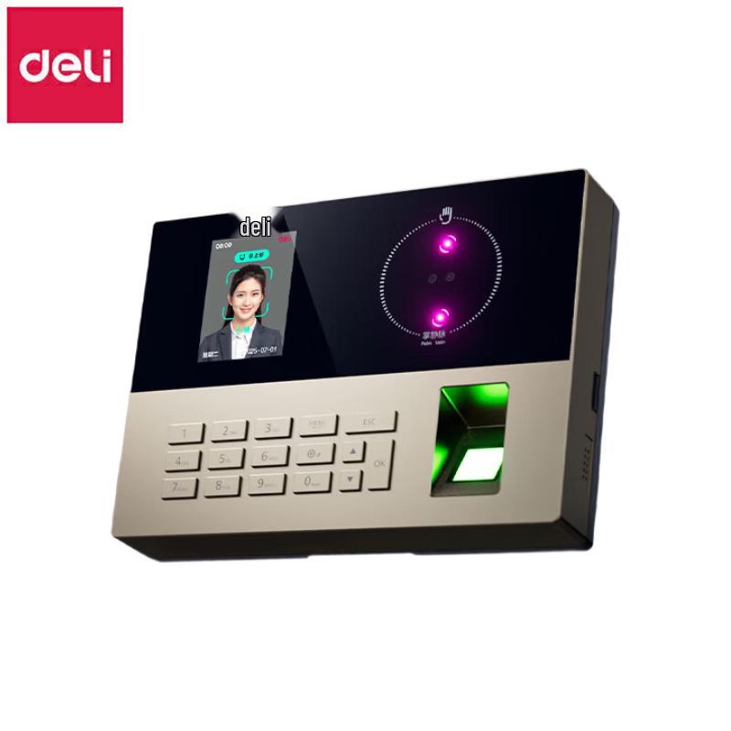 

Deli AH208C Multi-Biometric Smart Cloud Time Clock CN plug (adapter included)