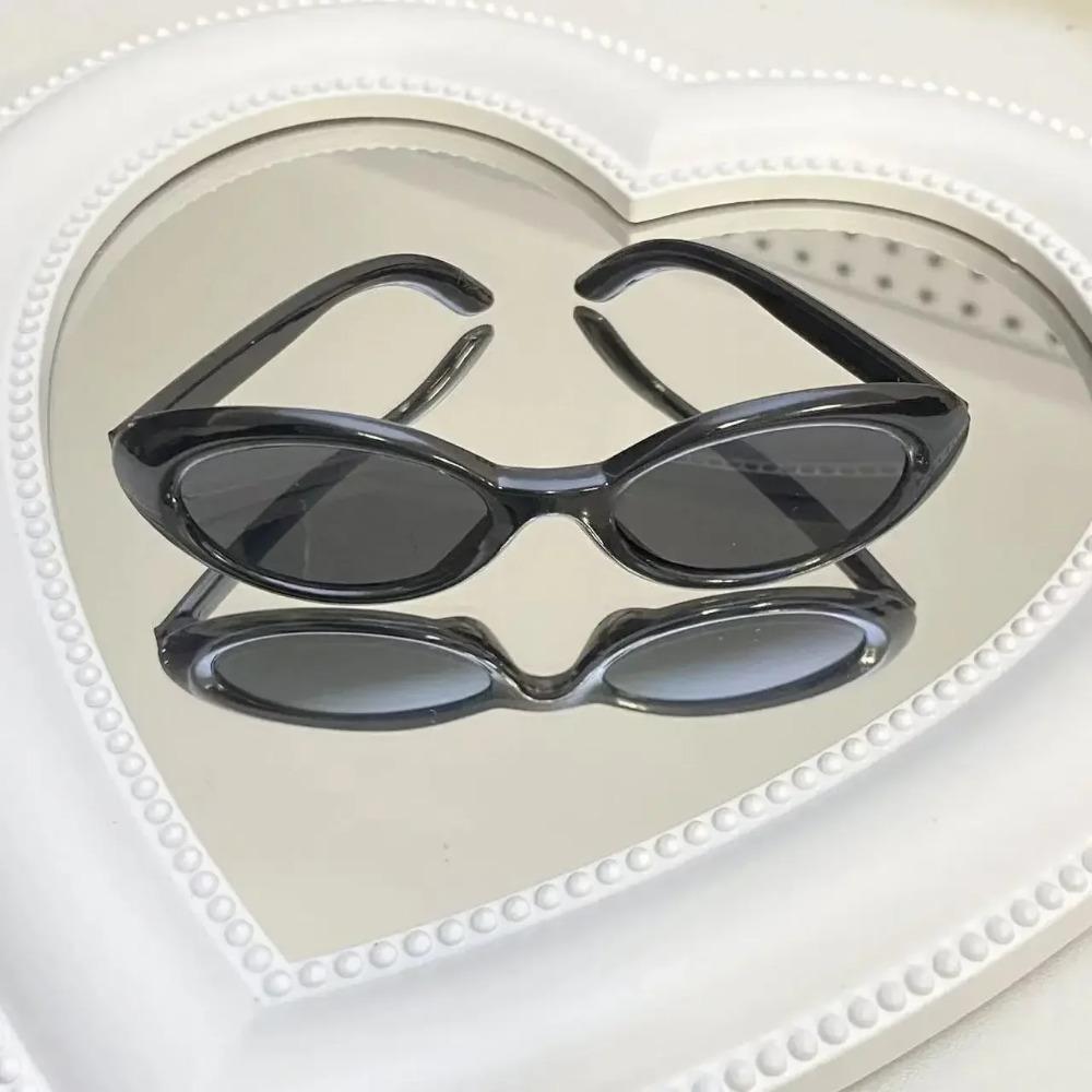 Ochelari de Soare Ovali Mici Labubu Fashion Ochelari de Plastic Transparenți pentru Păpușă Mini de Pluș din Bumbac Idol Kpop Accesorii Ochelari de Soare