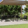 VidaXL Garden Lounge Set 7 Pcs with Cushions Patio Furniture Terrace Furniture Set Outdoor Furniture Aluminium 3107794