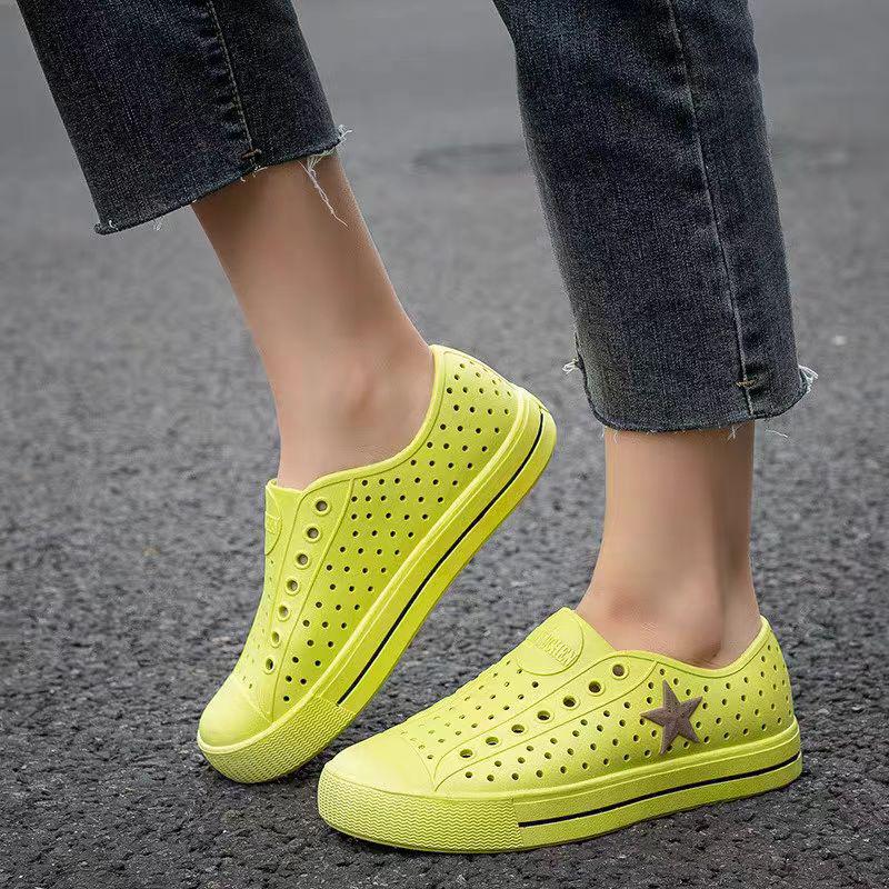 Yuzhihao Summer Unisex Fashionable Hollowed-Out Rain & Casual Shoes