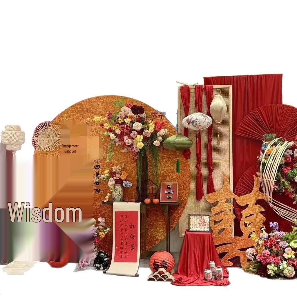 Waterproof Silk Chinese Lanterns for Outdoor Wedding & New Year Decor - Classical Vietnamese Design