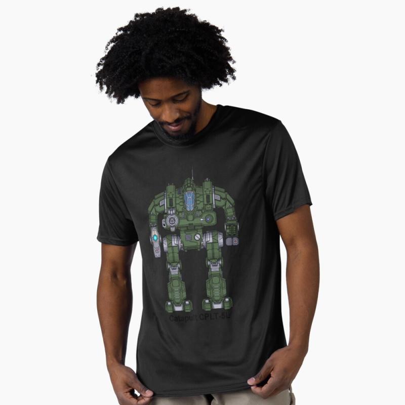 Cataphract CTF5L Mechwarrior MWO Mech Combat RPG Gift T Shirt for Gamer Battletech Graphic Clothes Short Sleeve All Size Tops