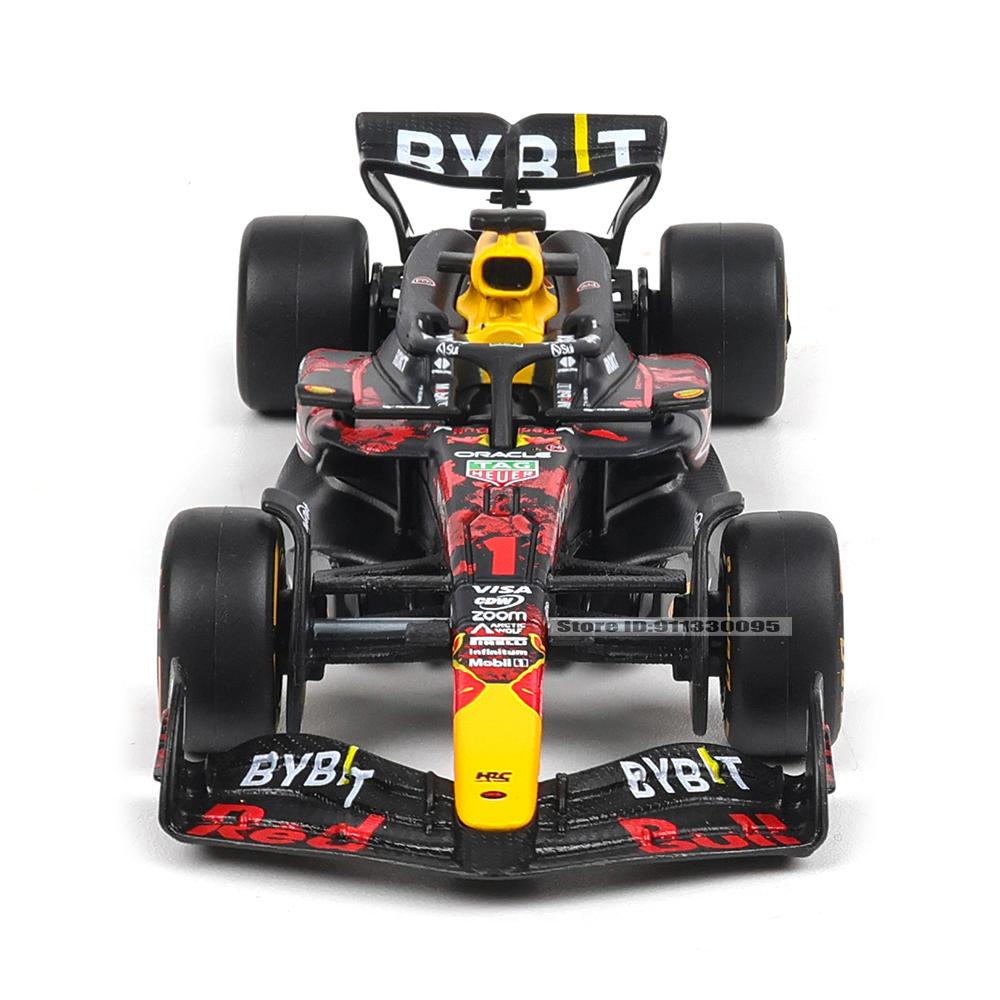 Bburago 1:43 2024 F1 Red Bull RB20 British Silverstone Track Special Coating Alloy Car Die Cast Model Toy Collectible present